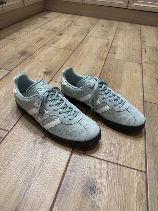 Adidas Gazelle Super Mint White Suede