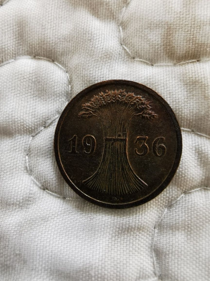 2 Pfenning Niemcy 1936