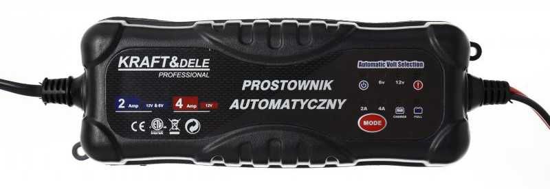 KRAFT&DELE Prostownik Mikroprocesorowy Akumulatorowy 6v / 12v KD1289