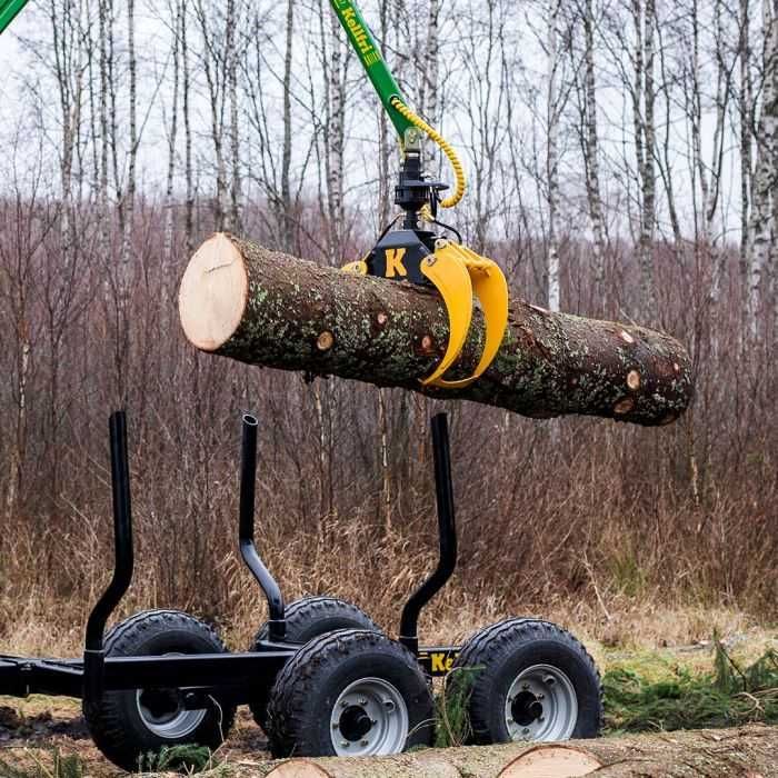 Kleszcze do lasu chwytak do drewna 100 cm rozpietości