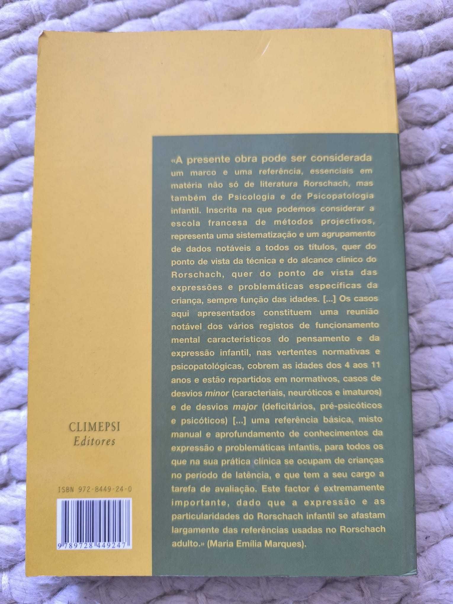 O Rorschach na Clínica Infantil Nina Traubenberg Marie- France Boizou