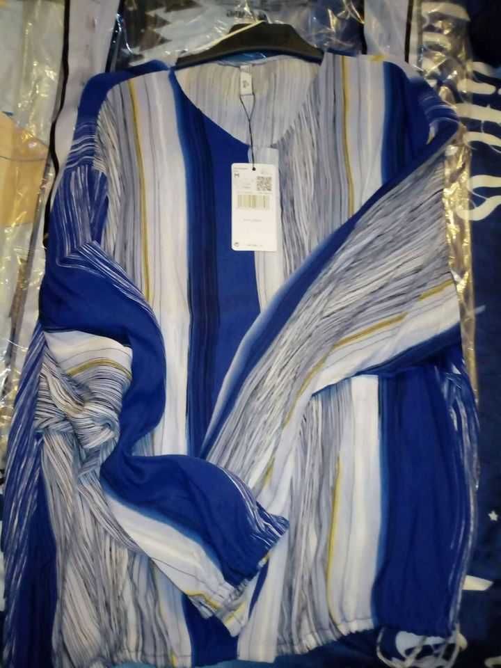 Blusa tons azul senhora