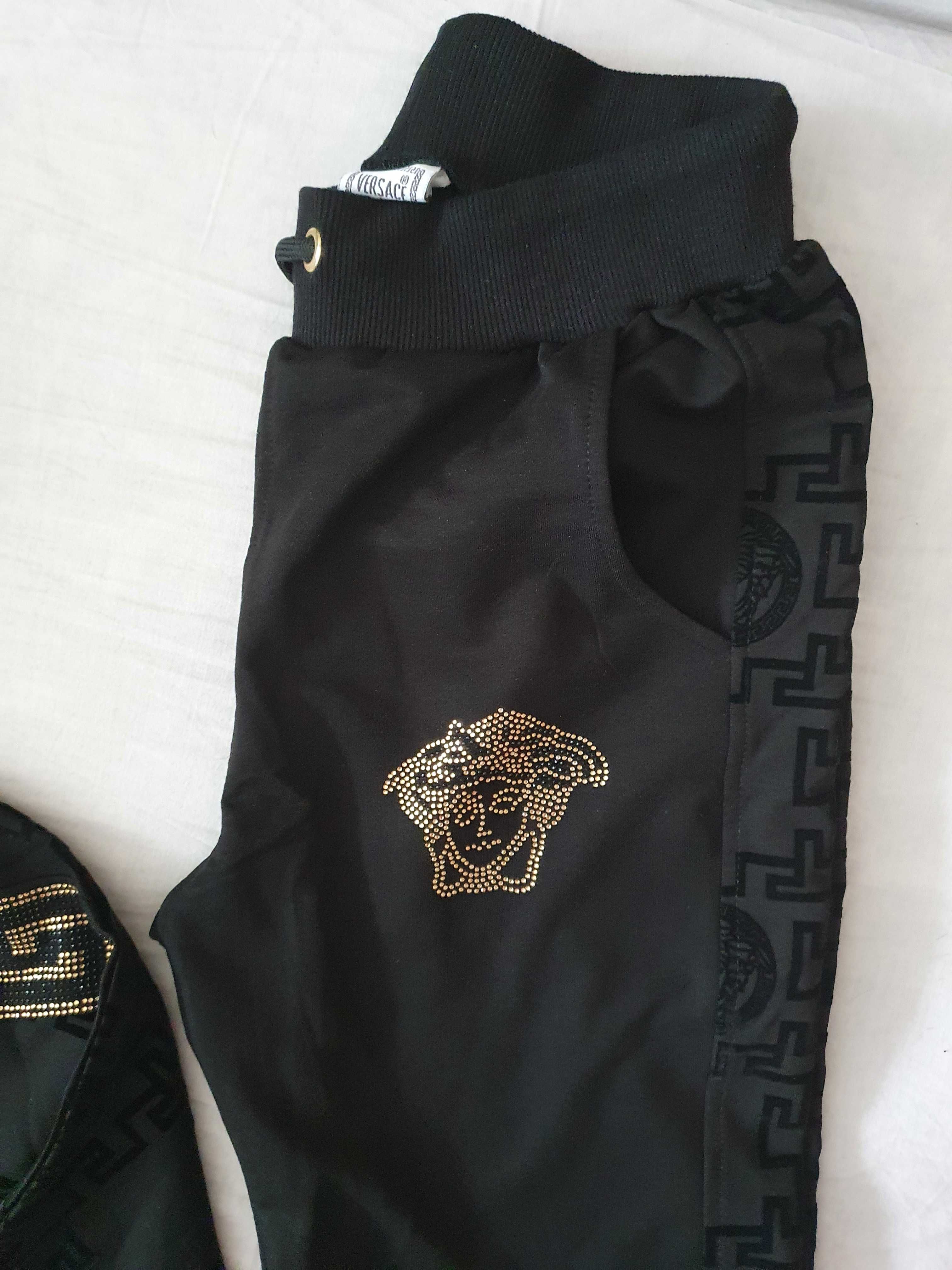 NOWY dres Versace L 40 komplet spodnie bluza rozpinana meduza wzór hit