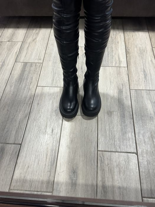 Ботфорди чорні 37 розмір