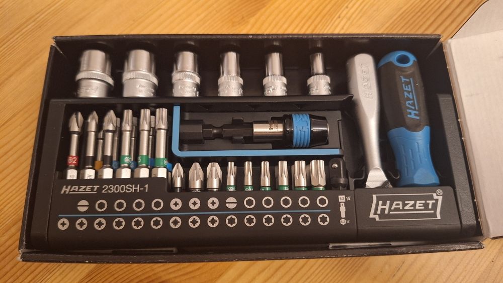 Zestaw bitów Hazet, nowy 39 części