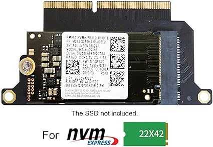 Karta konwertująca NFHK M.2 NGFF M-Key NVME SSD