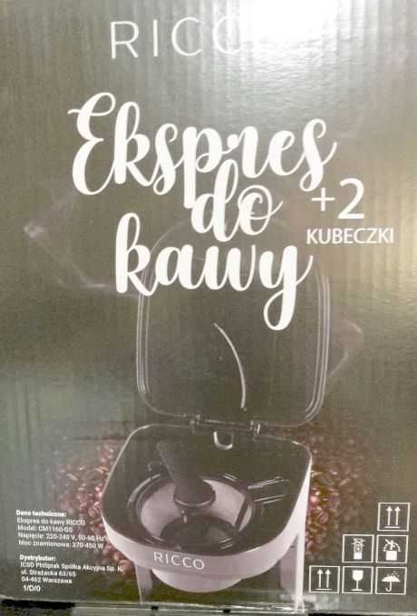 Nowy ekspres do kawy mielonej Ricco
