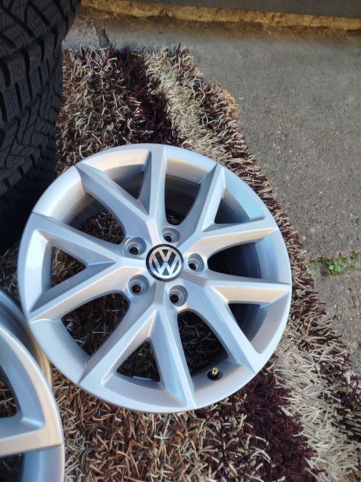 A134# KOŁA ALUFELGI Nowe 5x112 ZIMOWE  195/55R16" Vw Audi Seat Skoda