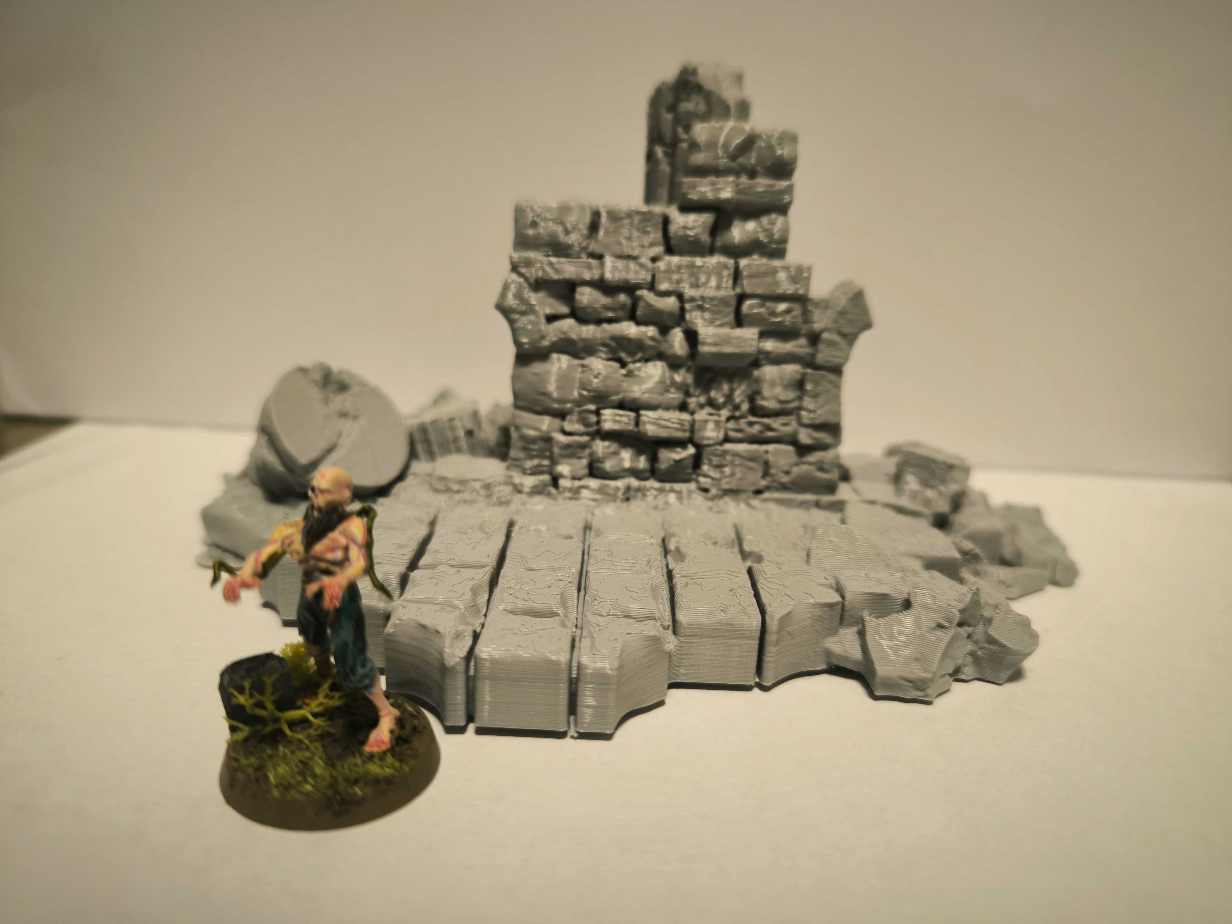 Małe ruiny 2 RPG Diorama Makieta (Zaginione Miasto)