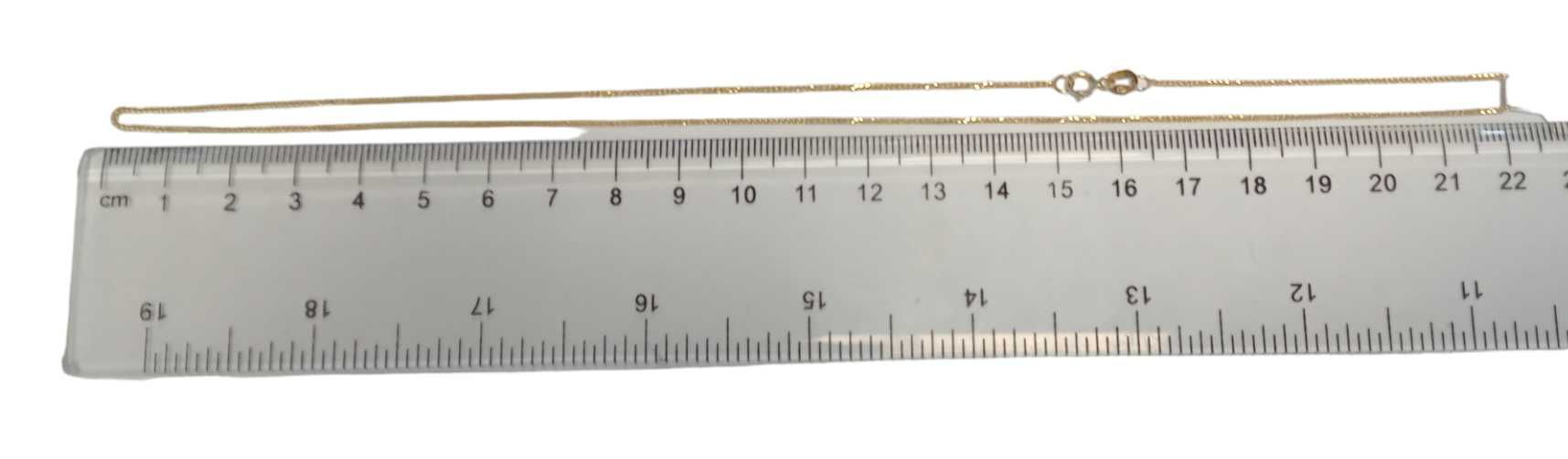 Złoty łańcuszek kłos 45cm 1,3g 585 / Nowy Lombard / Tarnowskie Góry