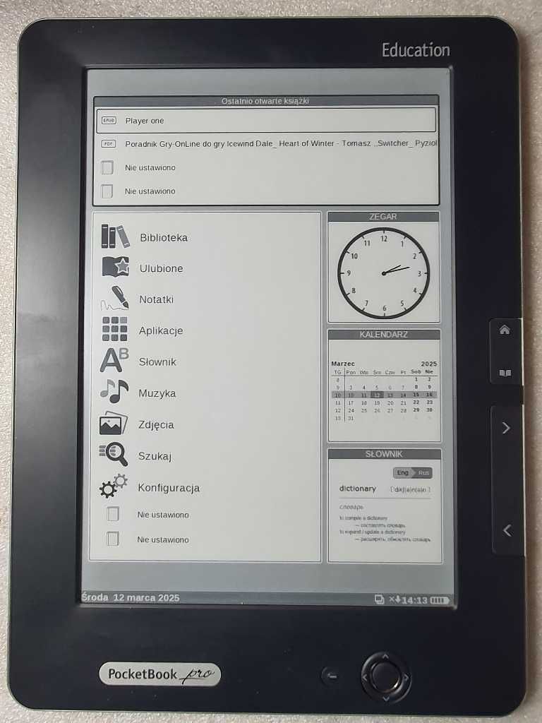 E-book PocketBook Pro 912 Education z ekranem 9,7 cala
