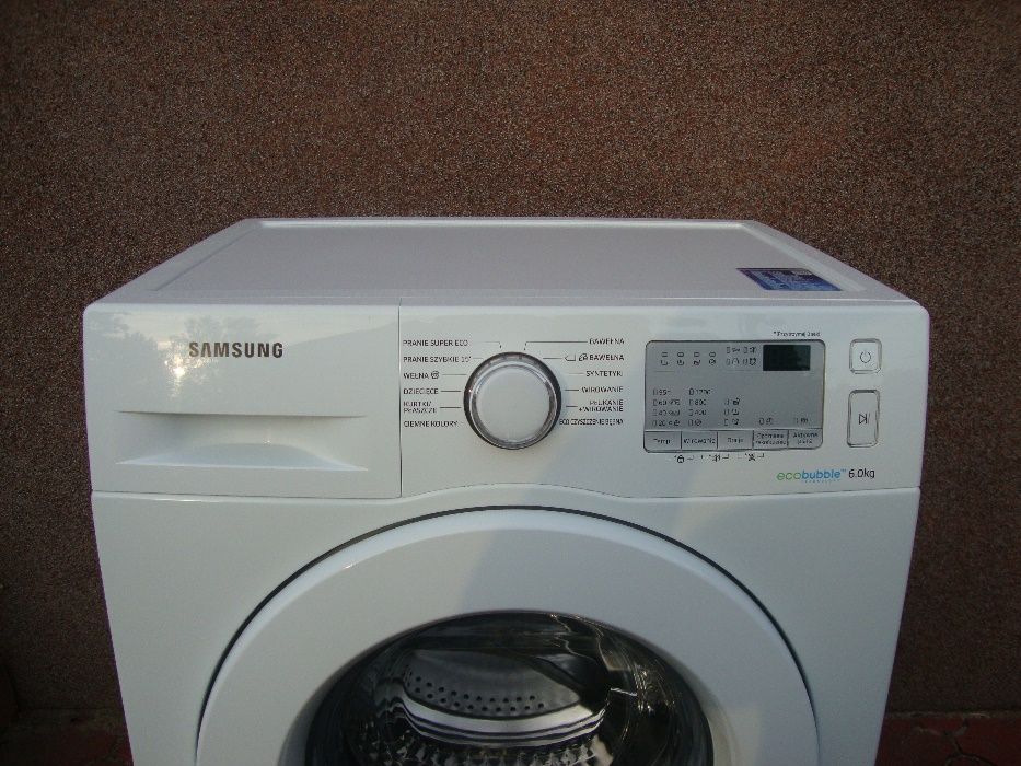 Pralka SAMSUNG 6Kg Slim45Cm 1200Rpm ECO Bubble Wysw LED A+++