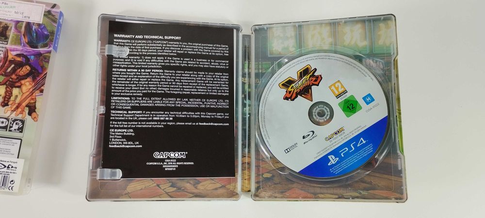 Street Fighter V Steelbook Playstation 4 PS4