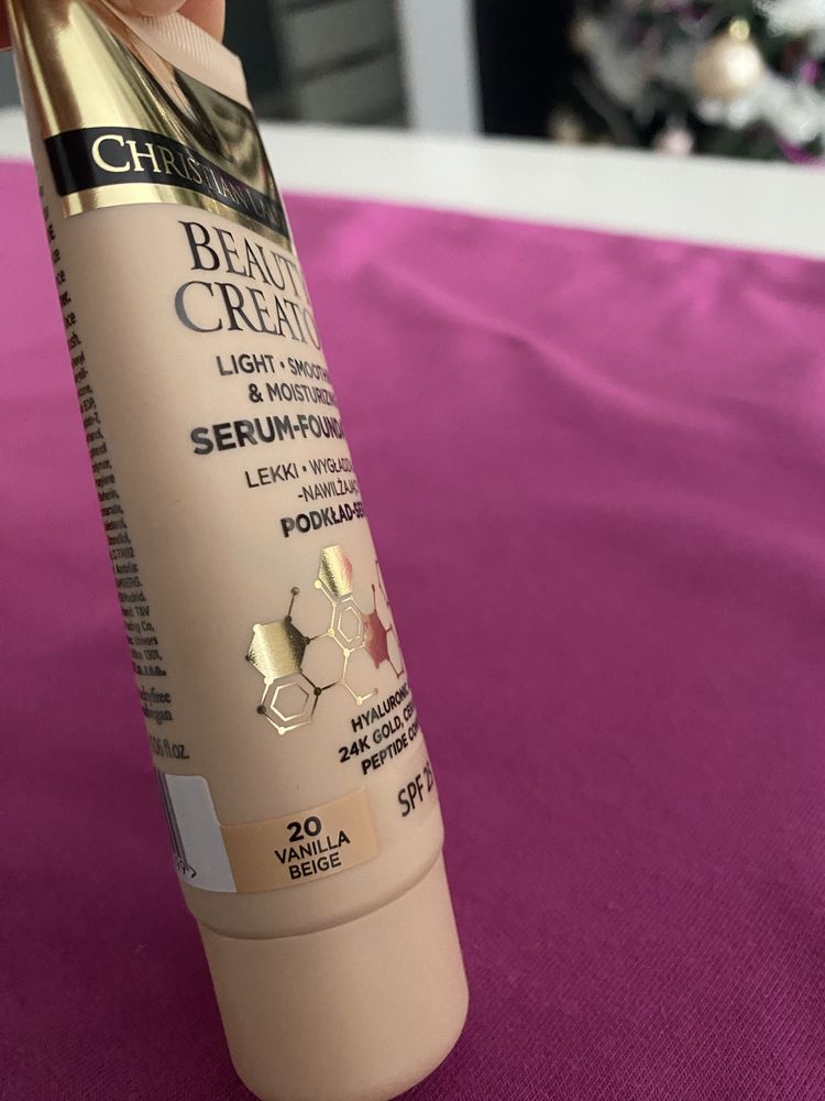 podkład christian laurent serum foundation vanilla beige