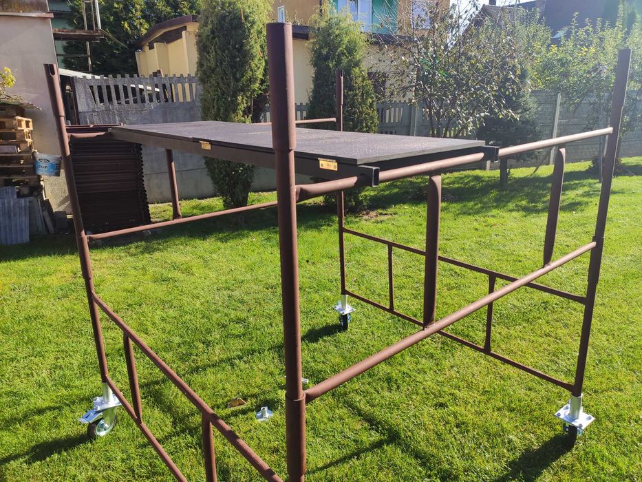 Rusztowanie warszawskie blaty podest koła stopy