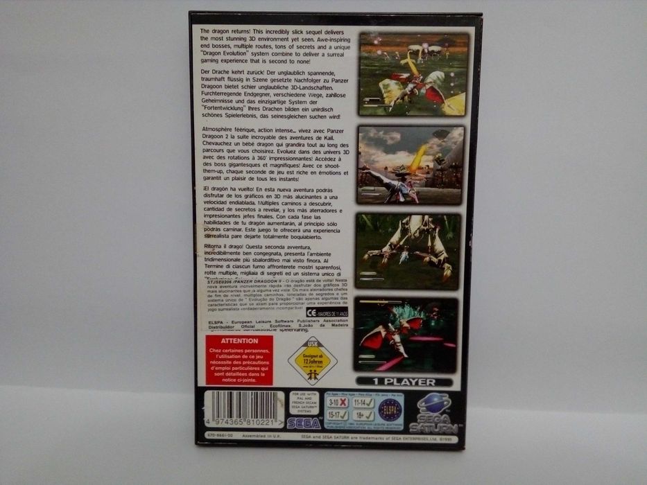 Jogos Sega Saturn usados