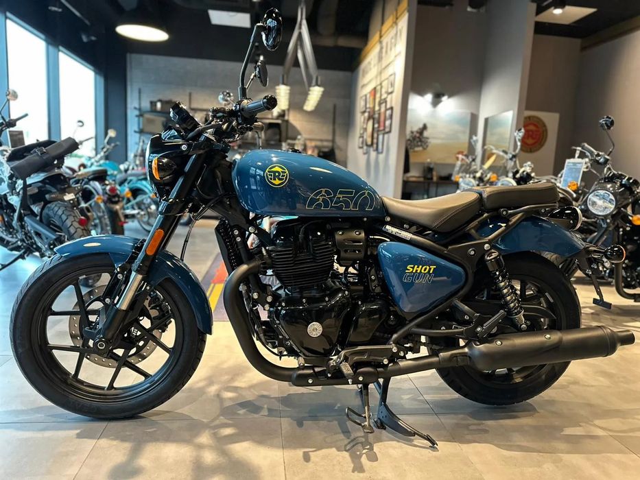 Royal Enfield Shotgun Wyprzedaż Rocznika-Shotgun650 -Plasma Blue -NOWY!!!