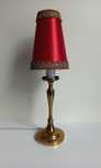 Lampa stojąca stołowa . Mosięzna.