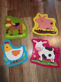 Trefl Baby puzzle układanka zwierzęta na wsi