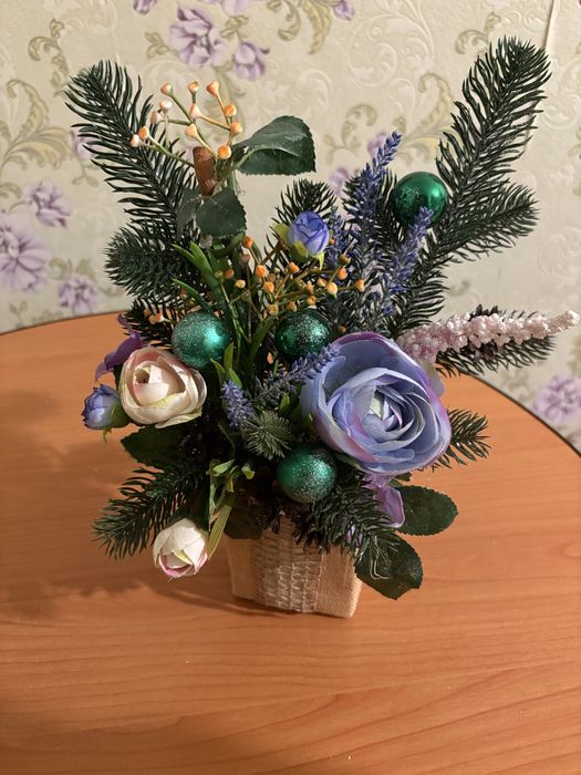 Новогодняя композиция декор