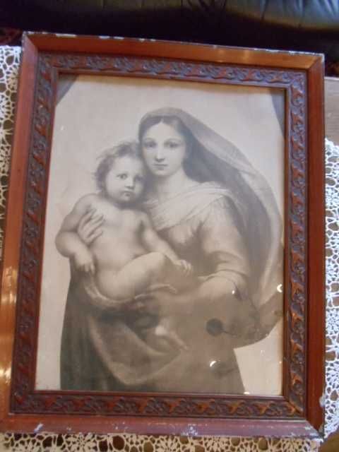 Obraz  święty M.B.z dzieciątkiem.