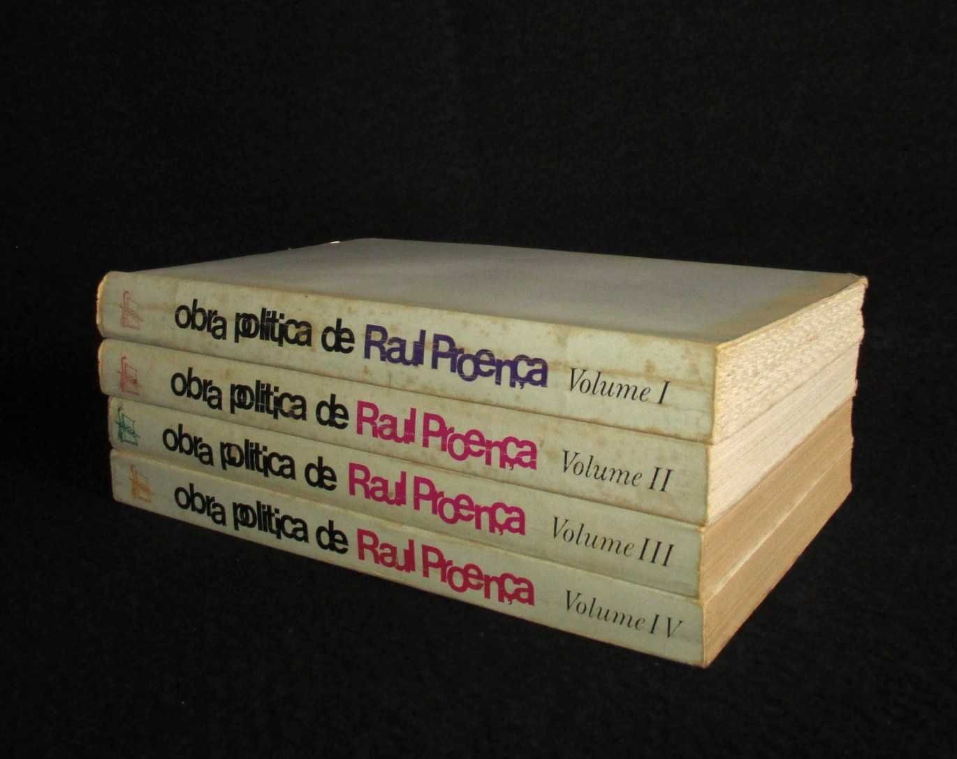 Livros Obra Política de Raul Proença 4 Volumes Completo
