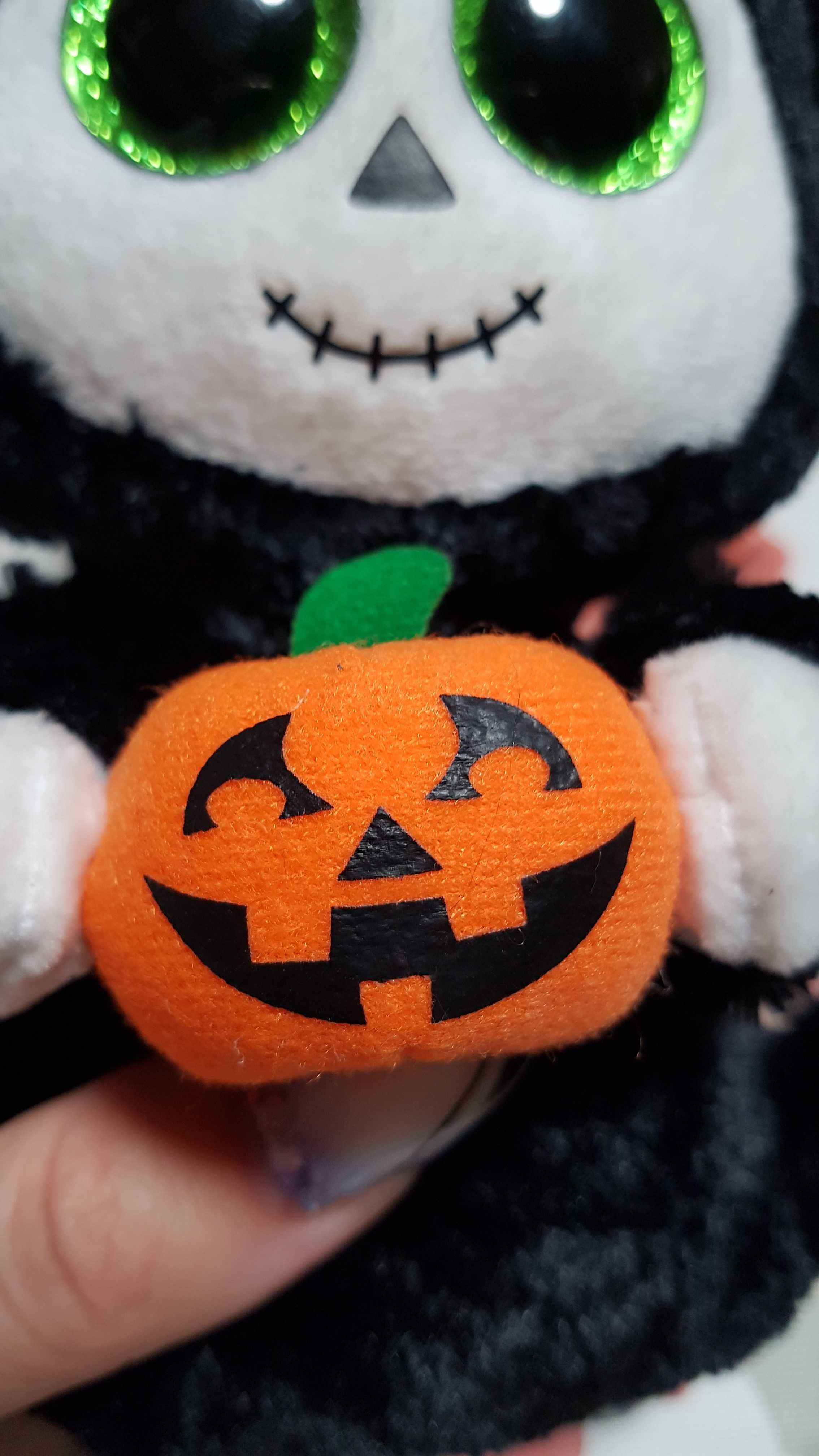 Ty Beanie Boos глазастик смерть, жнец с тыквой TREATS 15 см