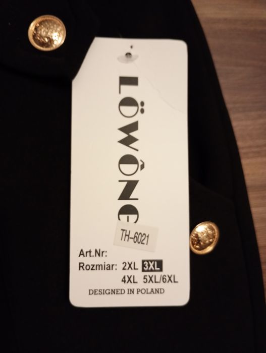 Damskie spodnie ocieplane, czarne, nowe