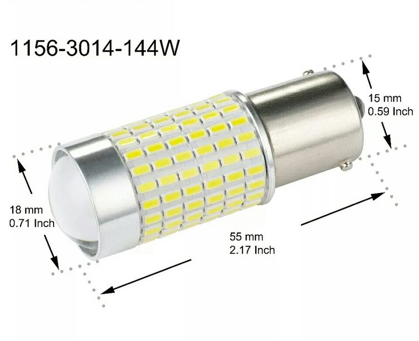 Лампы Led для заднего хода Дхо 1300lm Премиум качество яркий светодиод