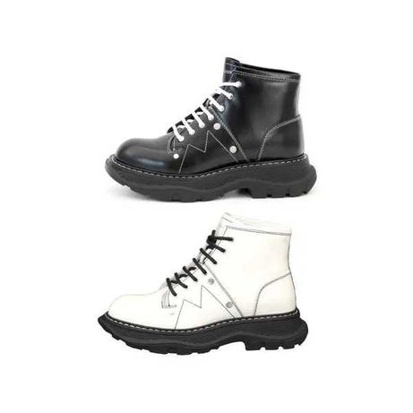 Женские осенние ботинки Alexander McQueen Tread Slick Boots черевики