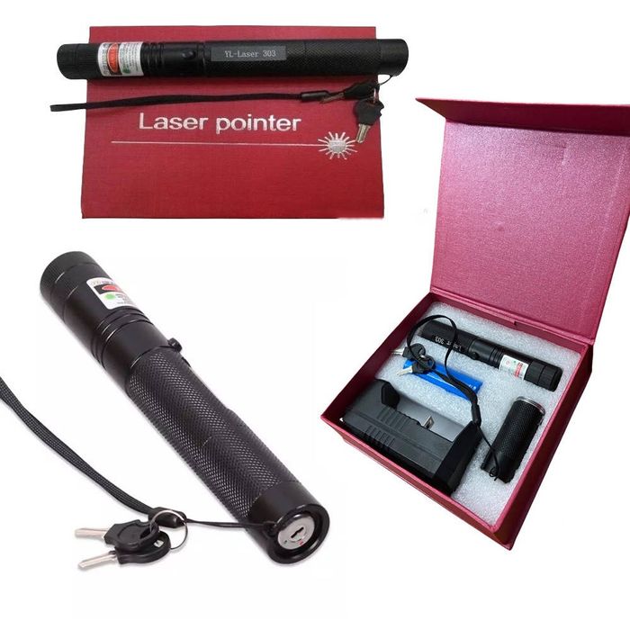 Лазерная указка зеленая до 10000 м Green Laset YL-303 лазерна вказівка