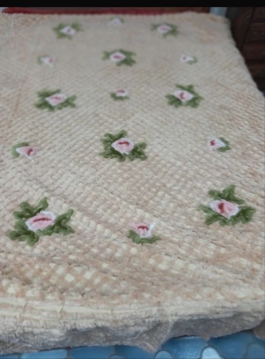 Manta de cama de felpo