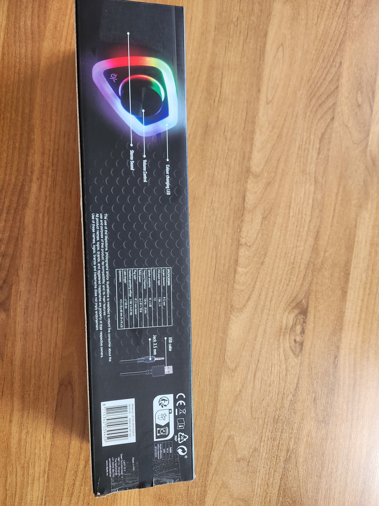 Głośnik gaming soundbar BATTLETRON RGB, 10W