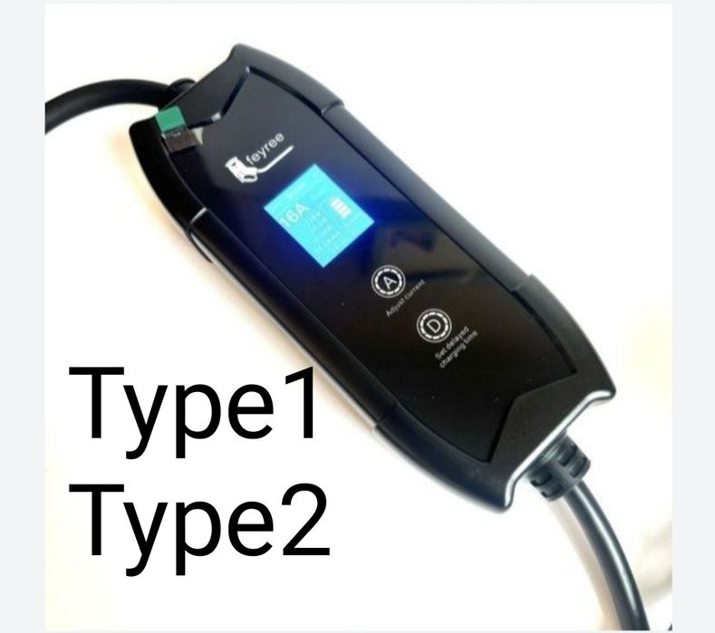 Зарядка для электромобиля Tesla, Leaf, E-GOLF, KONA ΤΥΡΕ1 1/2 16A 3,5