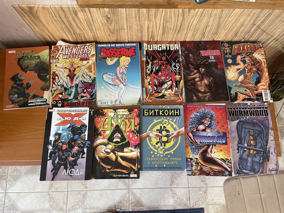 Комиксы винтаж зарубежные