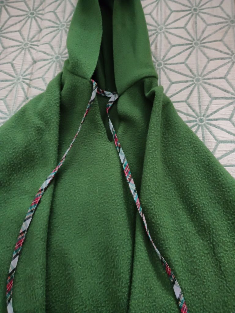 Poncho polar criança 7-8 anos