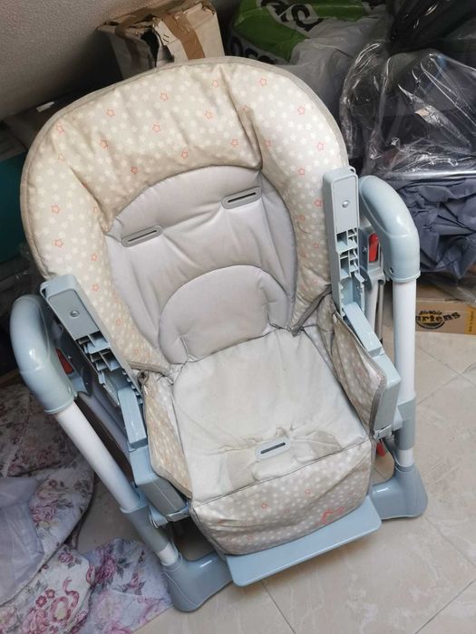 Cadeira Alta Papa Vertbaudet e Banheira OK Baby