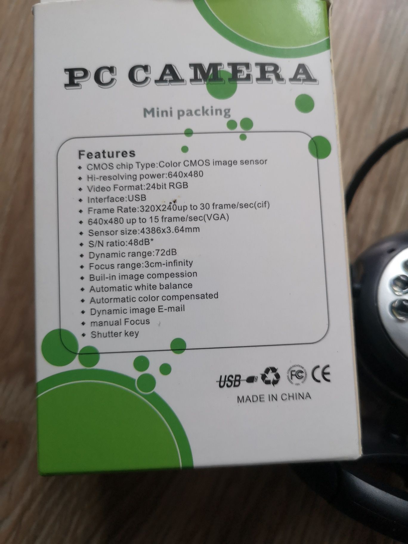 Nowa kamerka do komputera mini packing