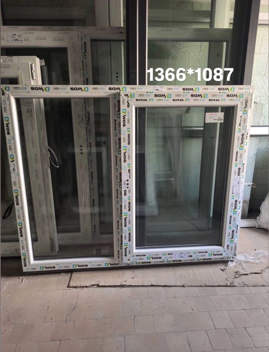 Вікно металопластикове, маленькі розміри, б/у і нові, в наявності