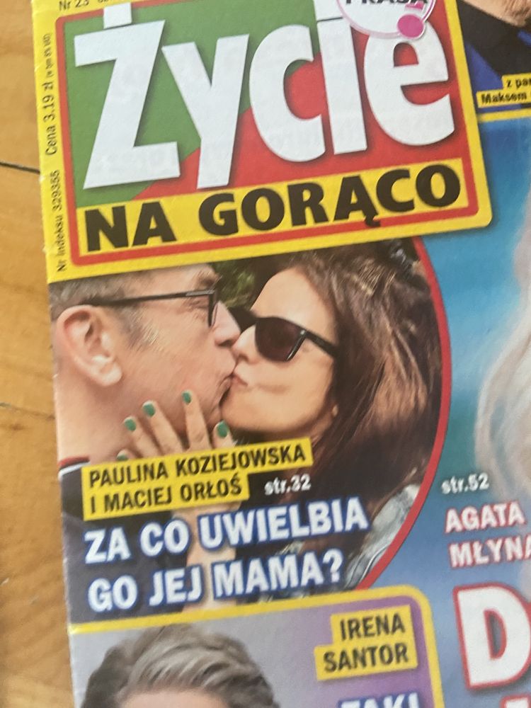 9 sztuk gazet życie na gorąco chwila dla ciebie
