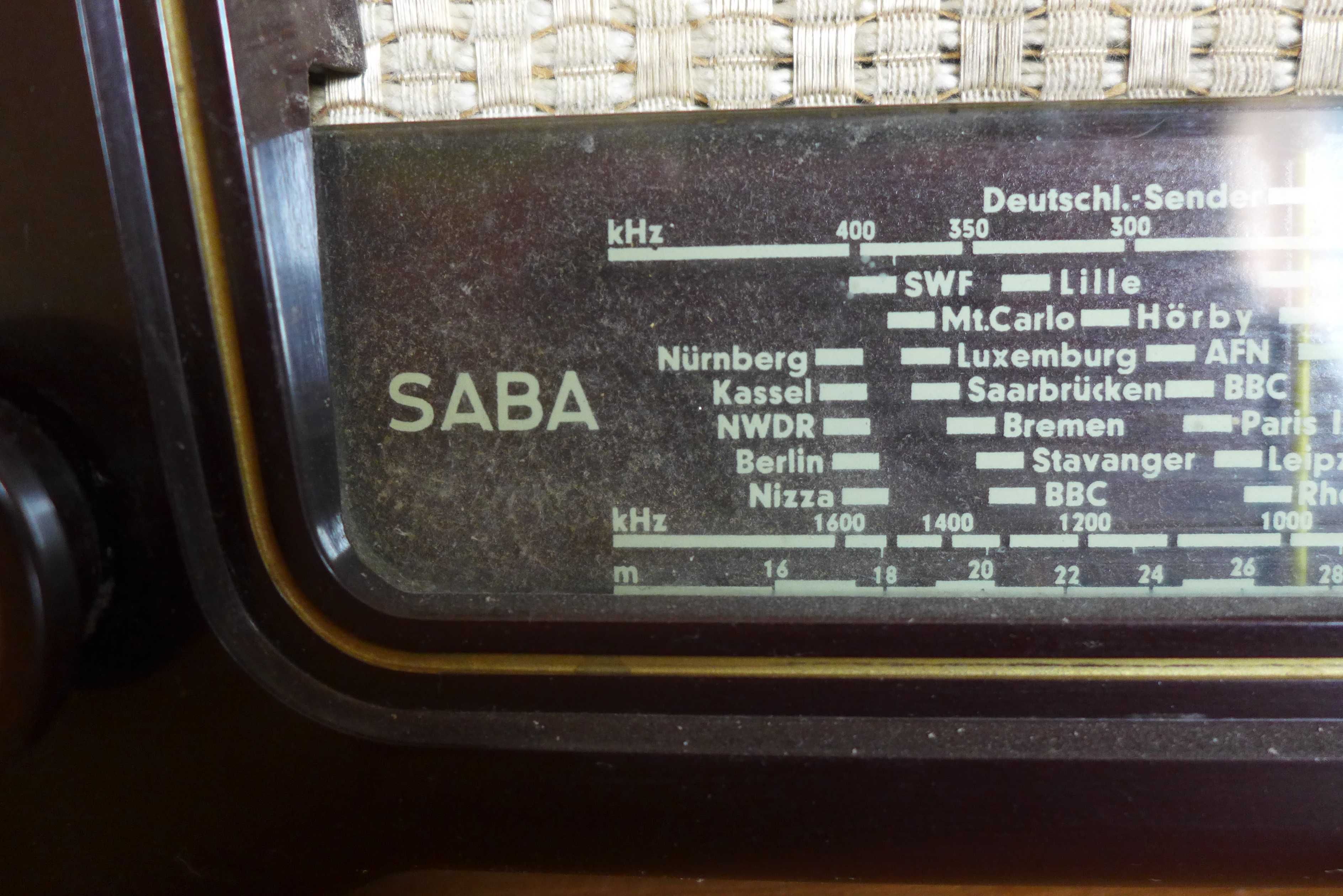 Radio lampowe SABA W 52