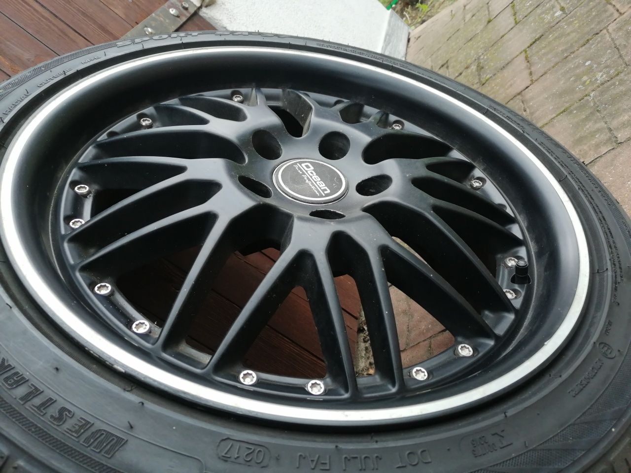 Alufelgi zoponami Ocean 5x110 225/45 17 7,5j et40 Opel Astra H Wysyłka