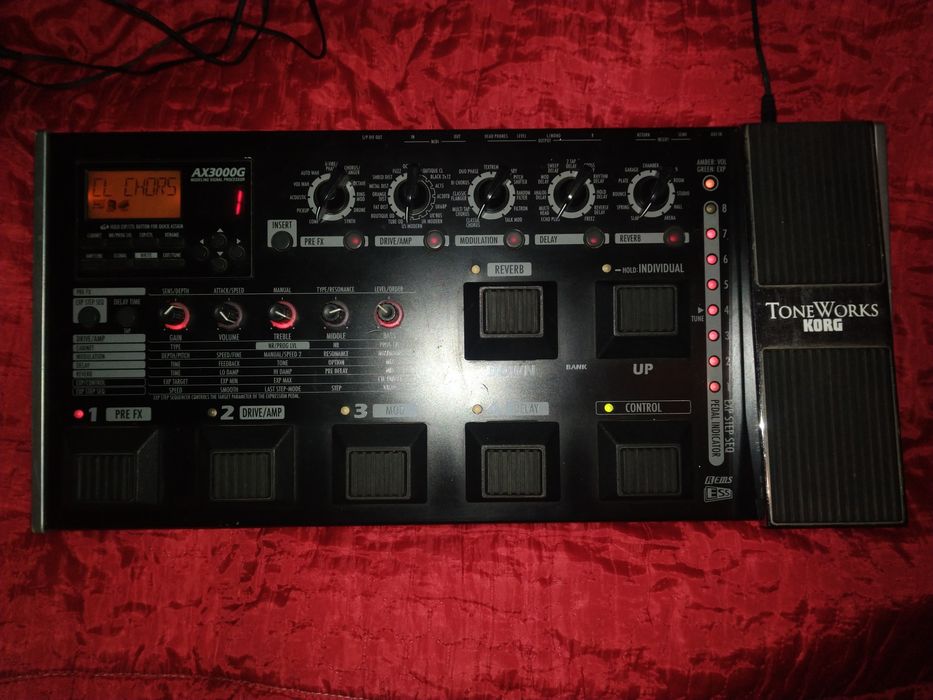 Korg ax3000g toneworks процесор гітарних ефектів педаль Boss