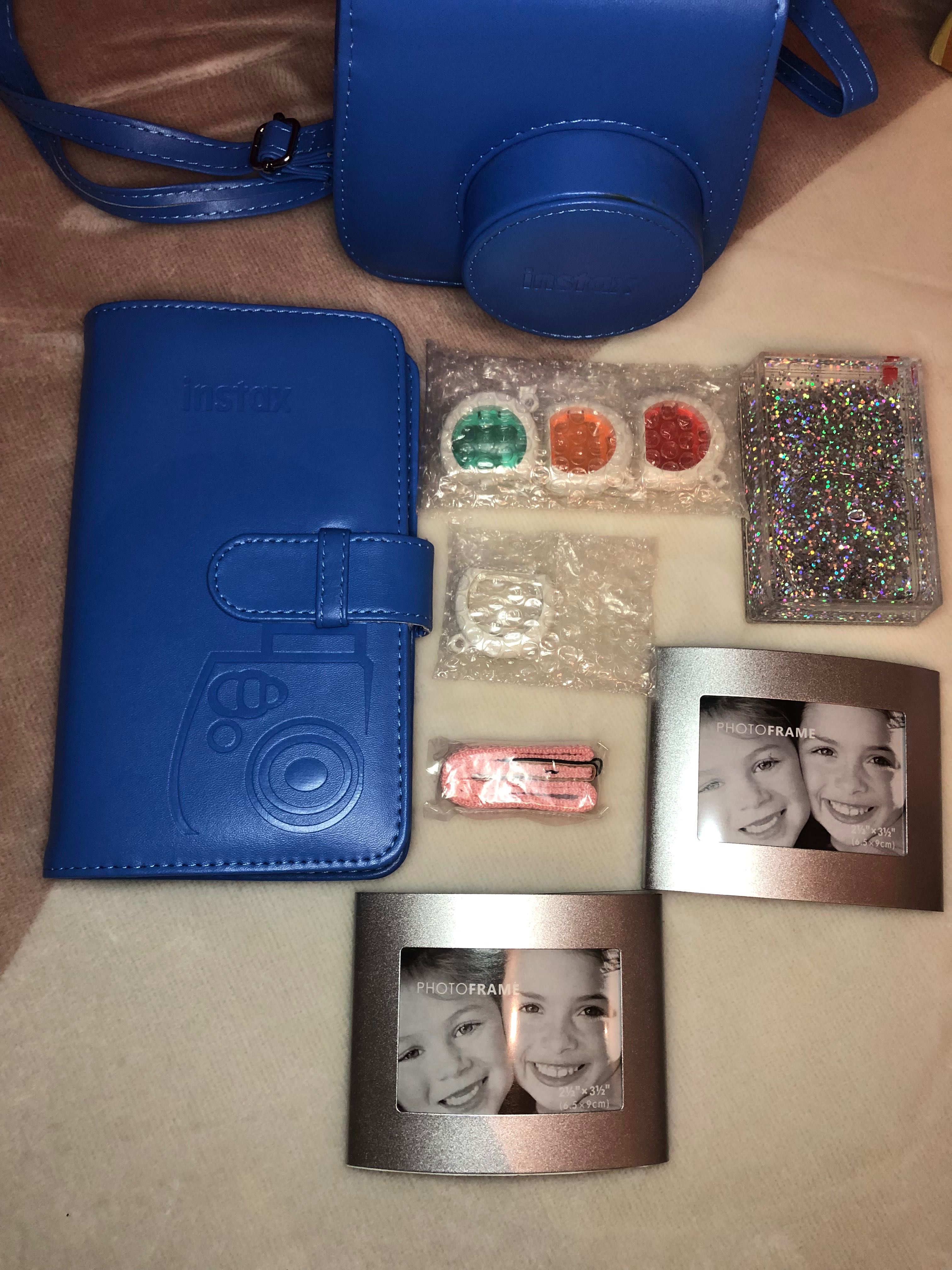 Duży zestaw dodatków do instax mini 9