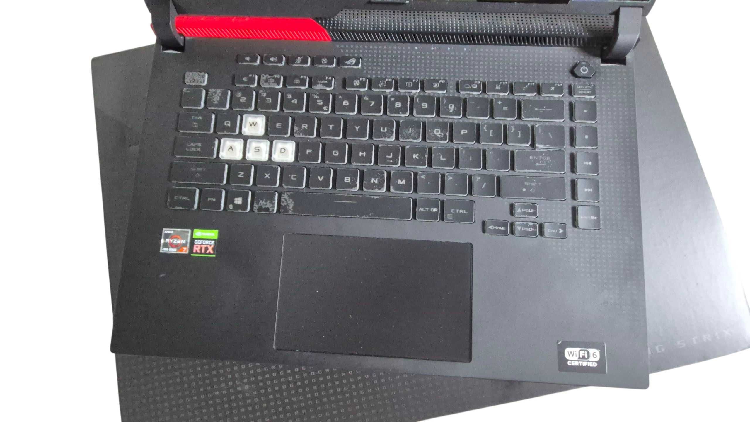 Laptop ASUS ROG Strix 2021 15.6" R7-4800H RTX3050Ti 512GB 16GB RAM