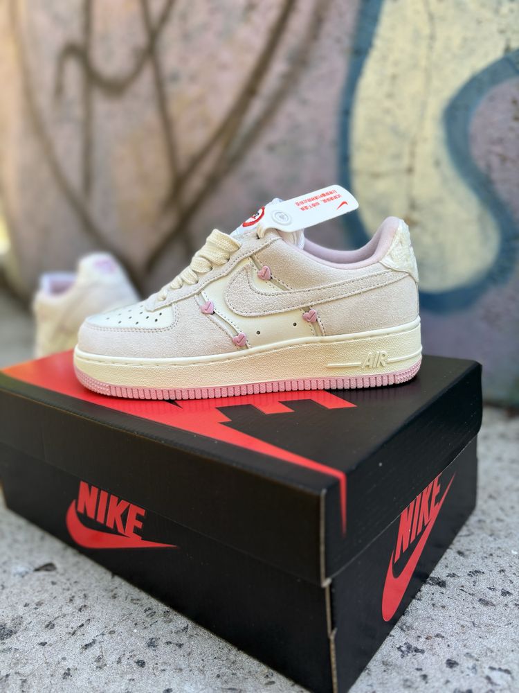 Жвночі кросівки Nike Air Force Low Valentines Day low denim
