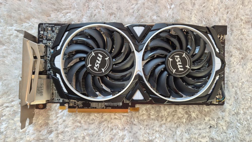 Rx 580 msi Armor white OC