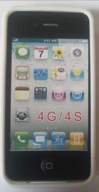iPhone 4G / iPhone 4S pokrowiec silikonowy biały S-CASE