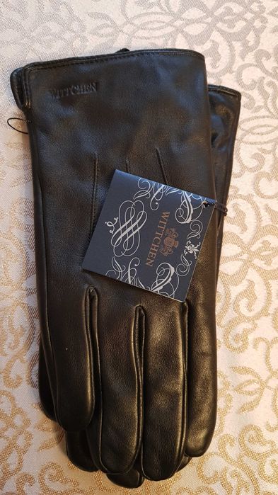 Rękawiczki skórzane męskie