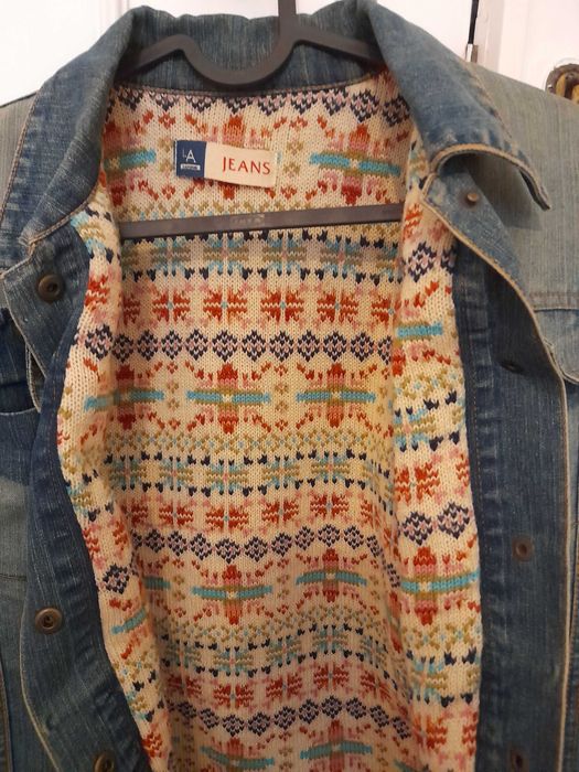 Blusão de ganga LANIDOR - Tam. M -  Inverno - Muito bom estado